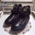 Giuseppe Zanotti Black Chain Leather Hi-Top Trainers sneakers